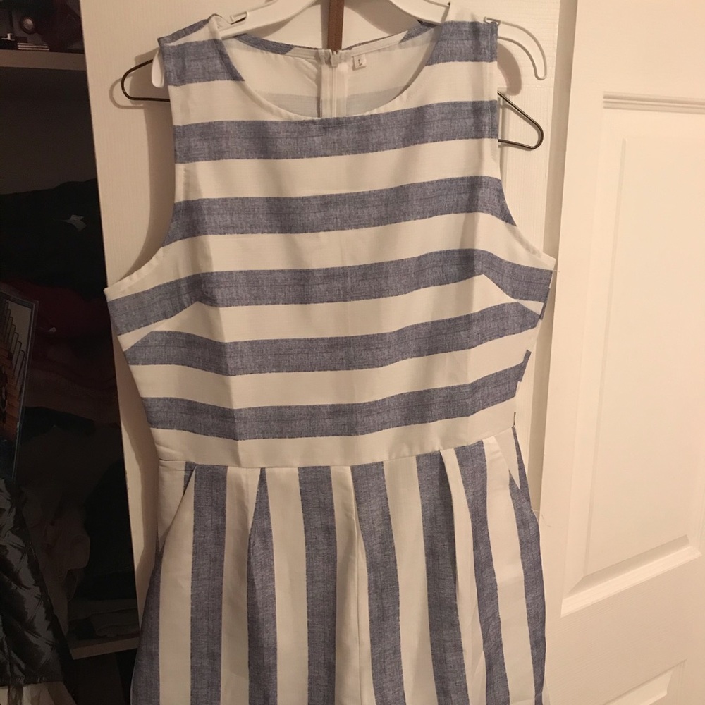 Striped romper